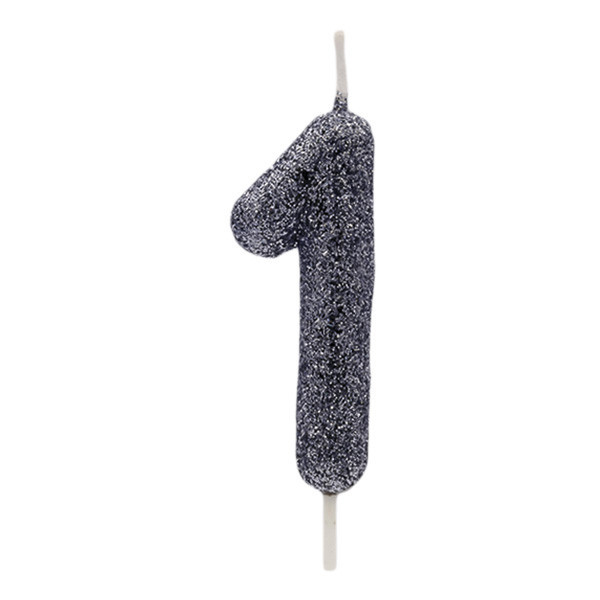 Vela Glitter Preta 1
