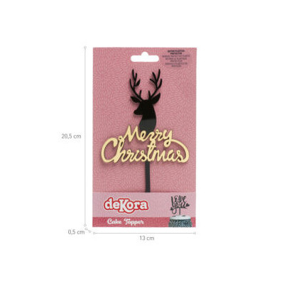 Topper Acrilico Merry Christmas