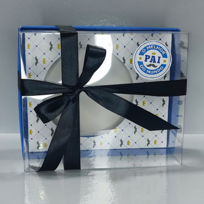 Caixa Bento Cake Pai c/ Acetato