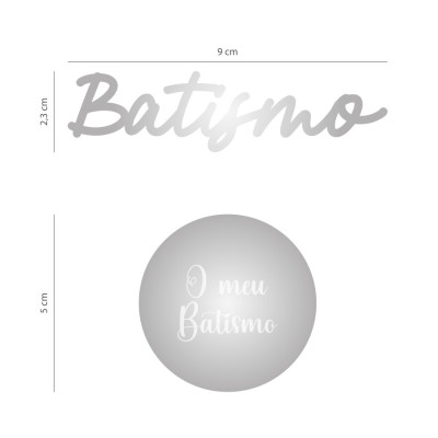 Aplique Prata Batismo Aplique Prata Batismo