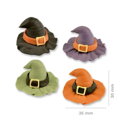 Chapéu de Bruxa 3D em Açúcar