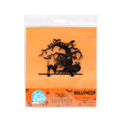 Topper Preto Árvore Assombrada