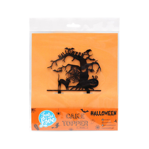 Topper Preto Árvore Assombrada