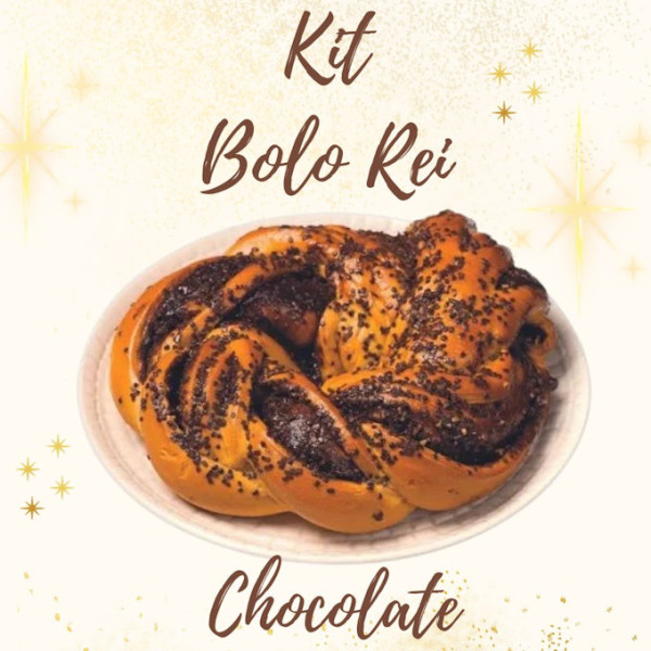 Kit Bolo Rei de Chocolate