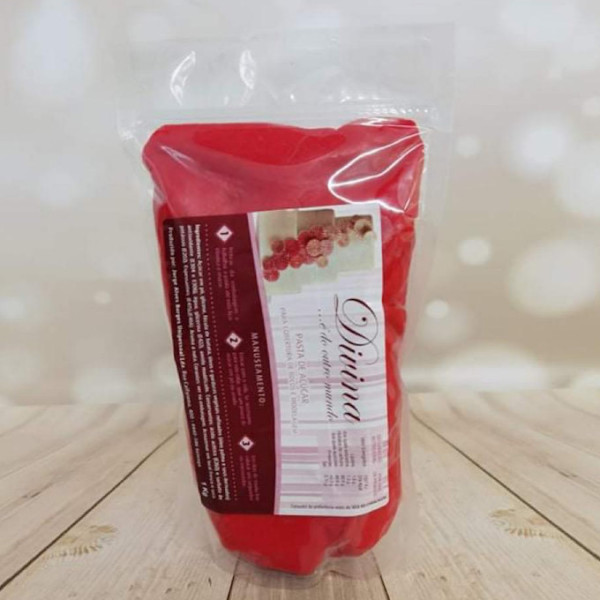 Pasta de Açúcar Vermelho