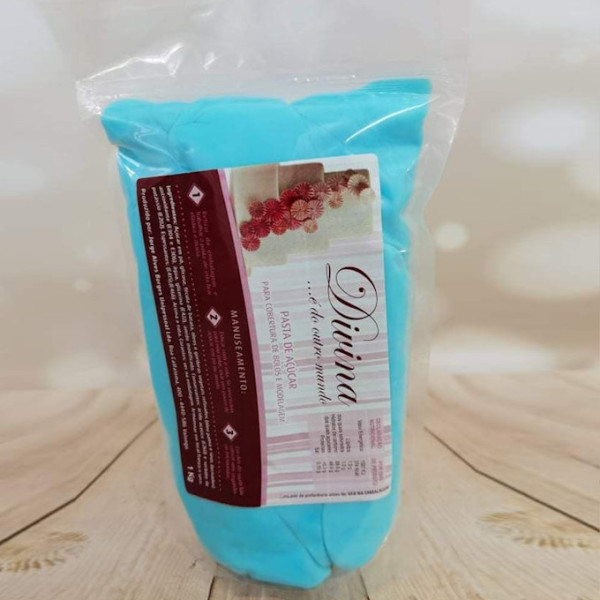 Pasta de Açúcar Azul Céu