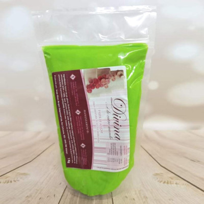 Pasta de Açúcar Verde Alface