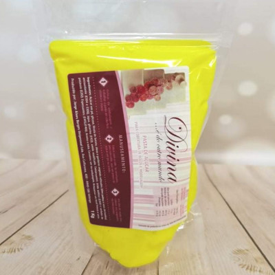 Pasta de Açúcar Amarela