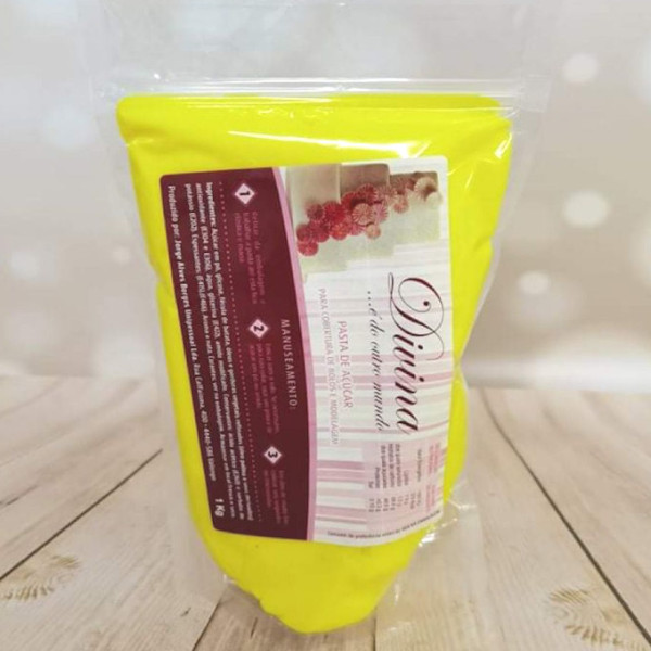 Pasta de Açúcar Amarela