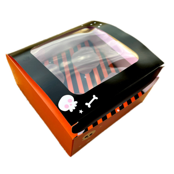 Caixa Halloween 4 Cupcakes