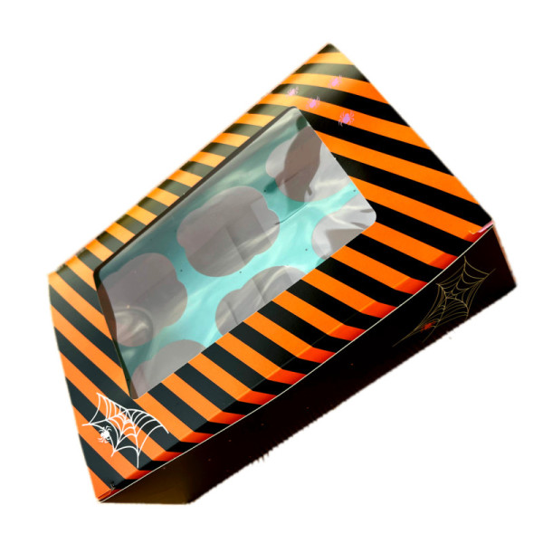 Caixa Halloween 6 Cupcakes