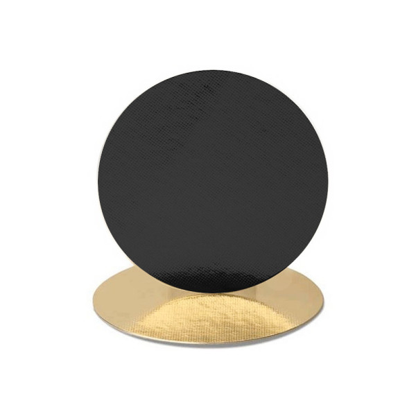 Disco Ouro/Preto 32cm