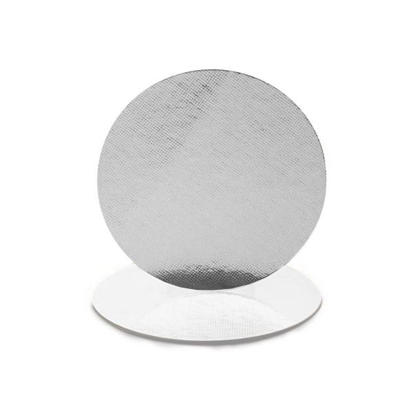 Disco Branco/Prata 32cm
